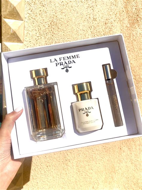 prada la femme 3-piece fragrance gift set|Prada 3.